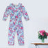 ENNIE MENNIE Flower Blue Girls Cotton Jump Suits
