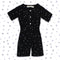 ENNIE MENNIE All Over Star Black Girls Cotton Jumpsuits