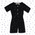 ENNIE MENNIE All Over Star Black Girls Cotton Jumpsuits