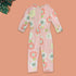 ENNIE MENNIE Flower Pink Girls Cotton Jump Suits