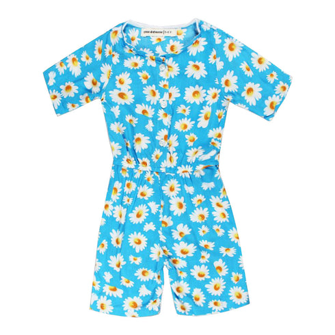 ENNIE MENNIE Leaf Pink Girls Cotton Jumpsuits_2 Piece Bundle