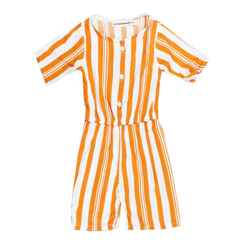 ENNIE MENNIE Mini Polka Dots Blue Girls Cotton Jumpsuits_2 Piece Bundle