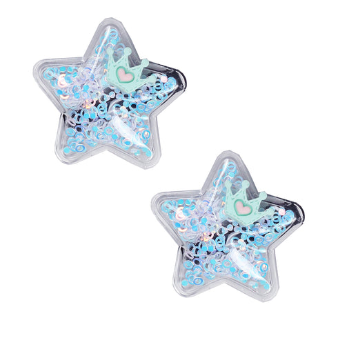 Ennie Meenie Blue Star Hair Clip