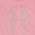 FAIRY Front Rhine Stones Pink Girls Premium Cotton Tshirt