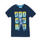 FORTNITE Skeleton Print Blue Boys Premium Cotton Tshirt