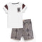 G Kids 91 White Boys Cotton 2 Piece Sets