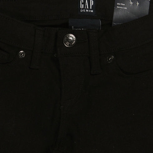 GAP Black Girls Denim Black Skinny Jeans
