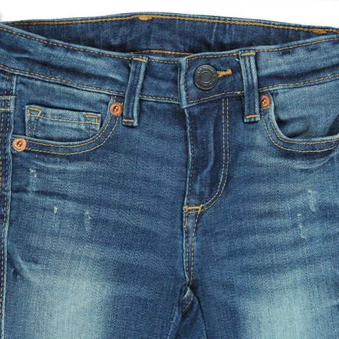 GAP Sand Washed Ripped Blue Girls Denim Jeans