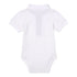 GARANIMALS Dino White Boys Cotton Polo Romper