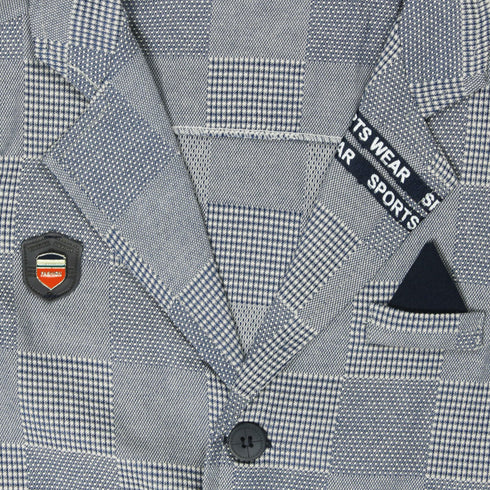 GAZGAR Blue Boys Cotton 3 Piece Set