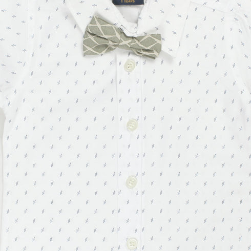 GAZGAR Coat Green Boys Cotton 3 Piece Set