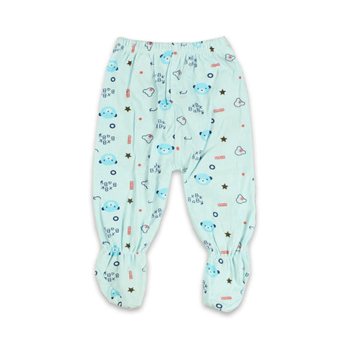 GLOBAL STOCK All Over Bear Face Blue Unisex Cotton 5 Piece Set