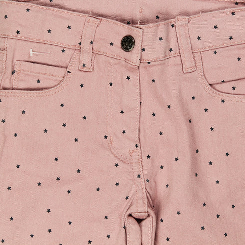 Du Pareil All Over Star Girls Cotton Pant
