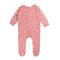 GLOBAL STOCK All Over Star Pink Girls Cotton Bodysuit