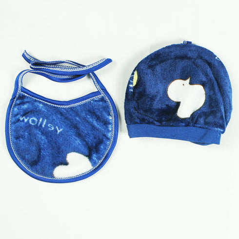 GLOBAL STOCK Blue Girls Cotton Fleece Winter 5 Piece Set