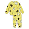 GLOBAL STOCK Duck Yellow Cotton Fleece Winter 2 Piece Sets