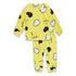 GLOBAL STOCK Duck Yellow Cotton Fleece Winter 2 Piece Sets