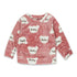 GLOBAL STOCK Happy Pink Girls Cotton Fleece Winter 2 Piece Sets