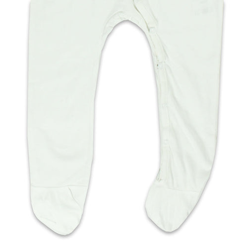 GLOBAL STOCK Zebra Lion Dino Print White Boys Cotton Bodysuit