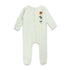 GLOBAL STOCK Zebra Lion Dino Print White Boys Cotton Bodysuit