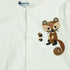 GLOBAL STOCK squirrel White Unisex Cotton Body Suit