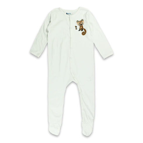 GLOBAL STOCK squirrel White Unisex Cotton Body Suit