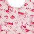 GLOBAL STOCK All Over Cat Pink Girls Cotton Dress