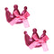 Girls Hot Pink Crown Hair Clip