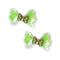 Green Butterfly Bow Hair Clip