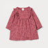 H And M All Over Rabbit Pink Girls Cotton Dress