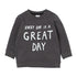 H And M Great Day Grey Boys Cotton Terry Sweat Shirt