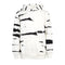 HAWK Black Print White Boys Cotton Fleece Hoodie