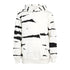 HAWK Black Print White Boys Cotton Fleece Hoodie