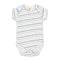 HEMA Blue And Black Stripes White Unisex Cotton Romper
