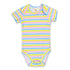HEMA Pink And Yellow Multi Striped Cotton Romper 3 Piece Bundle