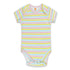 HEMA Pink And Yellow Multi Striped Cotton Romper 3 Piece Bundle