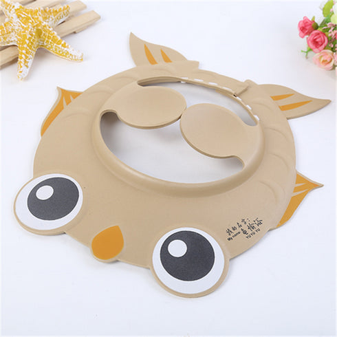 Baby Frog Brown Shower Cap