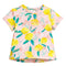 HnM All Over Lemon Print Pink Girls Premium Cotton T shirt