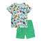 HnM Jungle Print Grey Boys Premium Cotton T shirt 2 Piece Set