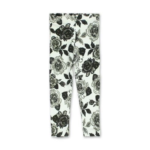 HnM Rose Flower White Girls Cotton Legging