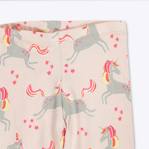 HnM Unicorn Pink Girls Cotton Legging