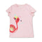 IN EXTENSO Duck Pink Girls Cotton T shirt