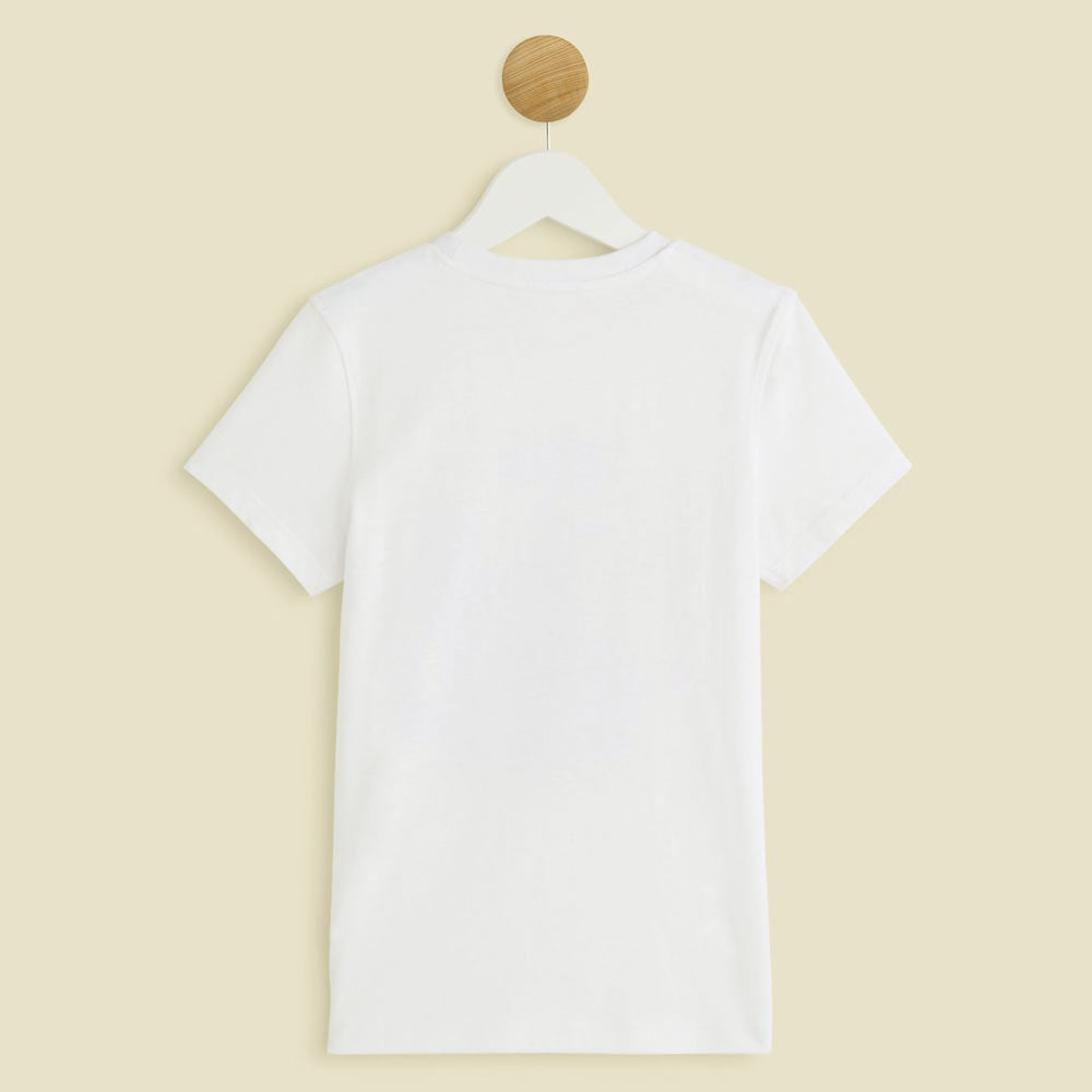 INEXTENSO Monster Print White Unisex Cotton Tshirt – Globalstock