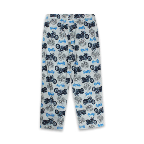 JOE Tiger Face Blue Boys Cotton 2 Piece Night Suits