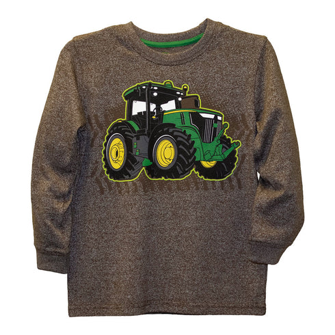 JOHN DEERE Brown Boys Cotton T shirt