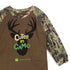 JOHN DEERE Cuter In Camo Brown Boys Cotton T shirt