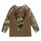 JOHN DEERE Cuter In Camo Brown Boys Cotton T shirt