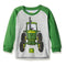 JOHN DEERE Tractor Grey And Green Boys Cotton T shirt