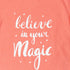 KIABI Believe In Your Magic Pink Girls Premium Cotton T shirt