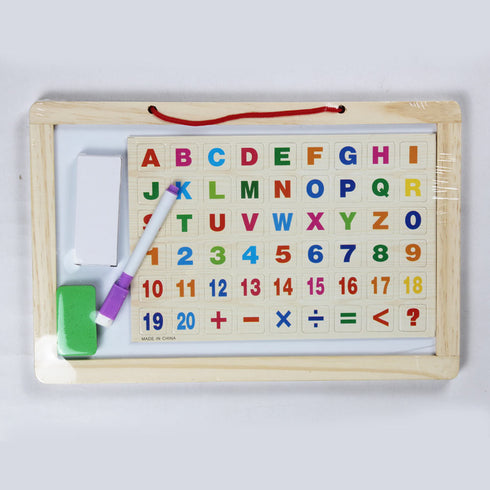 KIDS Double side Wooden White and Black Board